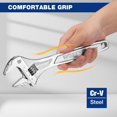 thumbnail image 2 of Llave ajustable WORKPRO de 10 pulgadas (250 mm) de acero Cr-V de alta resistencia, 2 of 7