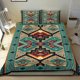thumbnail image 1 of Juego de Cama Tribu Azul Diseño Nativo Americano Lt10, 1 of 6