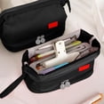 thumbnail image 1 of Ohmyroo Large Capacity Stationery Bag Multi Layer Pencil Case Organizer For Office Home Storage Multicolor 8 Inch, 1 of 6