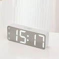 thumbnail image 1 of Reloj de Mesilla de noche Xihbxyly Reloj con espejo Multifunción Pantalla de temperatura LED, 1 of 6