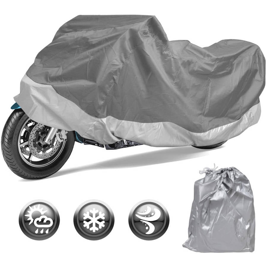 Waterproof Motorcycle Motor bike Cover Protective with Carry Bag Rain UV Indoor 
