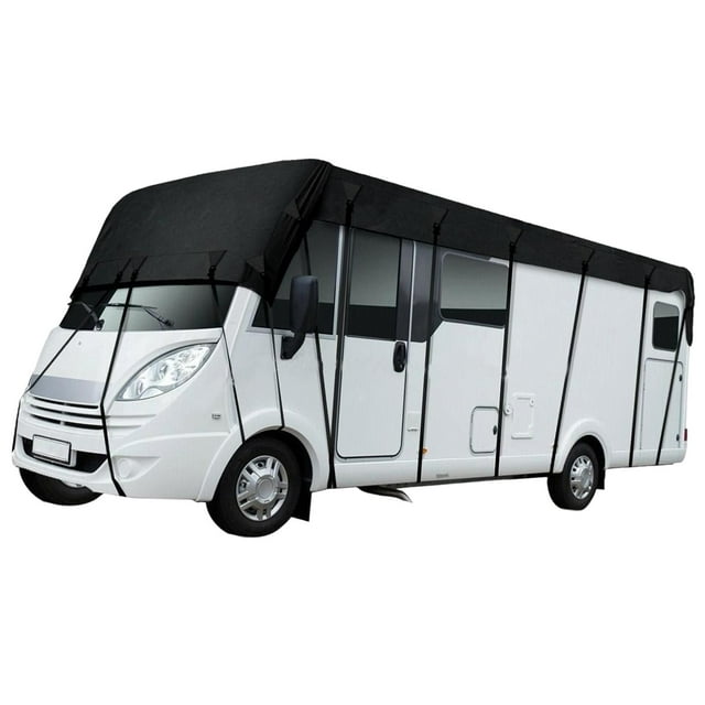 funtasica Portable RV Roof Cover Collapsible for Travel Trailers 7.5m x 3m