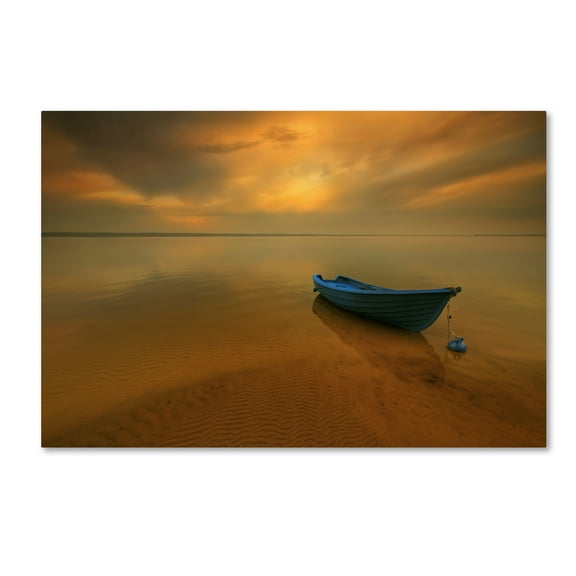 Trademark Fine Art 'Boat' Canvas Art by Krzysztof Browko