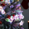 thumbnail image 4 of Luces navideñas Blanco cálido 10 Luces de Papá Noel, Luces conectables para Exteriores Luces de 3 Metros enchufables con Cadena de Luces Ventana de Boda para Dormitorio (Color Papá Noel) oso de fresa Electrónica, 4 of 4