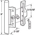 thumbnail image 2 of Juego de manillas para puertas corredizas PRIME-LINE MP1018 con gancho de 10 cm, 2 of 3