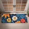 thumbnail image 2 of Pioneer Flower Floral Print Pattern Door Rugs,Washable Non Slip Door Mats Indoor,Decorative Door Mats,Entry Mat Indoor for Entrance,Bedroom,Kitchen,Bathroom,16"x47", 2 of 6