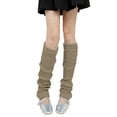 thumbnail image 2 of Sales Today Womens Knee High Socks Under $6 GIJNRIUIUA Khaki Knee-High Socks Women's Knit Stack Up Socks Over the Knee Extended Yoga Leggings Fitness Socks Tights Leg Warmers, 2 of 5