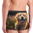 thumbnail image 5 of Daiia Sunset Daisy Dog Men's Underwear Boxer Briefs, Cotton Stretch Moisture-Wicking Underwear-X-Large, 5 of 9