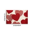 thumbnail image 3 of SLYNSHome Heart Love Doormat Valentine's Day Decorative Entrance Mat Non Slip Washable Bathroom Rug for Indoor Outdoor Decoration, 3 of 7