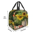 thumbnail image 3 of Honeii Vintage Wooden Bucket Print Lunch Bag Women, Lunch Box Lunch Bag for Women Adult Men, Small Leakproof Cute Lunch Tote Large Capacity Reusable, 3 of 8