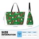 thumbnail image 4 of Fotbe Cute Santa Bolsa de Viaje para Playa - Resistente al Agua, Bolsa Tote de Gran Capacidad y Ligera con 7 Bolsillos para Mujeres y Hombres, 4 of 7