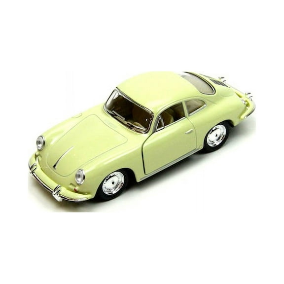 5" Kinsmart Porsche 356 B Carrera 2 Diecast Model Toy Car 1:32 Cream