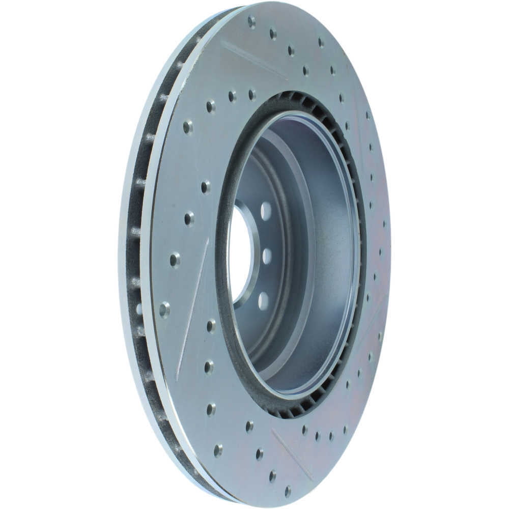 StopTech Select Sport 07-13 BMW 335i Slotted & Drilled Vented Right Rear Brake Rotor Fits select: 2013-2014 BMW X1, 2006 BMW 330