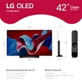 thumbnail image 5 of LG 42" Class 4K UHD OLED Web OS Smart TV with Dolby Vision C4 Series - OLED42C4PUA, 5 of 22