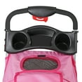 thumbnail image 3 of ZENSTYLE Foldable Pet Stroller for Dogs and Cats 3 Wheels Pet Stroller with Cup Holder Pink, 3 of 8