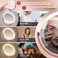 thumbnail image 3 of Espejo de maquillaje B Beauty Planet iluminado con lupa LED de 30 aumentos, 3 of 9