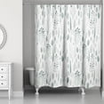 thumbnail image 2 of Creative Products Watercolor Leaves 5 71x74 Shower Curtain, 2 of 7