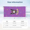 thumbnail image 7 of Kuromi and My Melody Quick Dry Sand Free Microfiber Beach Towel for Adults, 27.5"x55" Oversized Super Absorbent Lightweight Camping Towel for Traveling Swimming Sports, 7 of 7