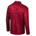 thumbnail image 3 of Men's Colosseum Cardinal Iowa State Cyclones Carson Raglan Quarter-Zip Jacket, 3 of 3