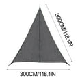 thumbnail image 3 of 3 Person Camping Hammock - Heavy Duty 3 Point Design for Outdoor Travel Backyard Garden - Includes 3 D-Ring Buckles & 9ft Straps - Portable with Storage Bag - I for Adults Group Camping Trips, 3 of 9