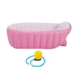 thumbnail image 3 of Bañera Inflable Para Bebé, Piscina Para Bebé, Lavabo De Ducha Portátil Plegable Para Recién Nacido, Color Rosa Con Bomba De Pie, 3 of 9
