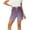 Hot Pink, variant on Ahuyic Womens Shorts,Plus Size Pants for Women,Casual Womens Fashion Print Color Elastic Waist Bandage Short Pants,Brown,XXL