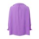 thumbnail image 5 of Vestido camisero holgado informal con cuello en V y mangas cortas para mujer - Mangas largas, estampado floral, mezcla de poliéster - Estilo para todas las estaciones, 5 of 8
