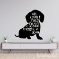 thumbnail image 2 of Handmadetneonsign All You Need Is Love And A Dog Metal Wall Art Light, Dachshund Metal Sign Wall Decor, Pet Lover Metal Decor, 2 of 5