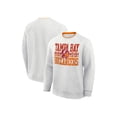 thumbnail image 4 of NFL Tampa Bay Buccaneers Men's Cotton Gray Heather Long Sleeve Crew Fleece Sweatshirt, 4 of 4