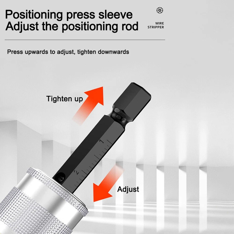 Wire Stripper for Drill Wire Stripping and Twisting Tool Upgrade Electrical