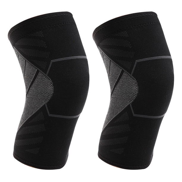 2 rodilleras elásticas de punto para deportes, rodilleras protectoras