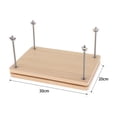 thumbnail image 7 of GUOOL Wooden Binding Press Convenient Flat Paper Press Machine for Home Office DIY Bookbinding Labels Photo Albums Cards, 7 of 7