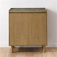 thumbnail image 4 of Pemberly Row Contemporary Sintered Stone Top Bar Cabinet in Light Brown, 4 of 5