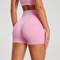 thumbnail image 2 of xfsWaSs High Waist Yoga Shorts for Women Workout Gym Shorts Stretchy Lifting Fitness Athletic Short Pants Women's Biker Shorts, 2 of 8