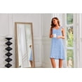thumbnail image 4 of Ekouaer Mumus for Women with Pockets Sleeveless Nightgowns Soft Summer Night Gowns Cooling Sleep Shirts Victorian Dress, 4 of 6