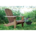 thumbnail image 4 of Outdoor Interiors Eucalyptus Wood Adirondack Chair with Built In Ottoman, 4 of 9