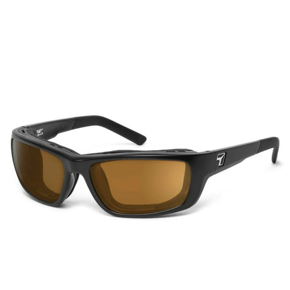 7eye 130142 Ventus Sharp View Copper Sunglasses, Matte Black - Small & Large