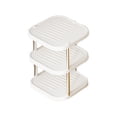 thumbnail image 2 of Rewenti 3-Tier Squares Shoe Rack Stackable Entryway Shoe Storage Shelf Deep Width Boot Rack for Closets Dorm Garage Heavy Duty Metal Shoe tower, 2 of 6