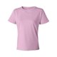 thumbnail image 1 of LAT Ladies 100% Cotton Jersey Cuello redondo Camiseta de manga corta (3580) Rosa, XL LAT 3580, 1 of 1