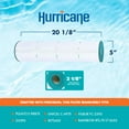 thumbnail image 2 of Hurricane 2 Pack HF4975-01 Advanced Pool and Spa Filter Cartridge Replacement, 2 of 9