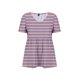 thumbnail image 5 of Fiudx Liquidación de Ofertas Flash Top Casual de Manga Corta con Cuello En V y Estampado Degradado para Mujer, 5 of 5