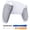 Solid White, variant on eXtremeRate White Rubberized Grip Back Housing Bottom Shell Replacement Back Shell Cover for ps5 Controller