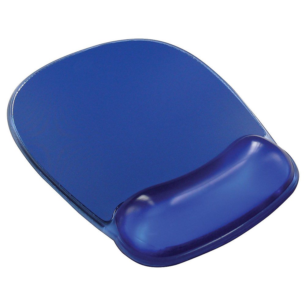 Staples Gel Mouse Pad/Wrist Rest Combo Blue Crystal (18259) 811891