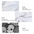 thumbnail image 4 of Haosy 2 Pack Kitchen Wash Cloths with Hanging Loops Absorbent Absorbent Quick Drying Hand Towels, Cute Cartoon Skull, 4 of 7