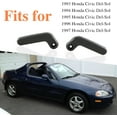 thumbnail image 2 of Roof Top Locking Handles Top Inner Handles Compatible with Year Honda Del-Sol 1993-1997 Replace#: 85265-SR2-000ZA 85215-SR2-000ZA -Driver & Passenger, 2 of 6