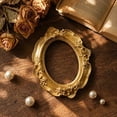 thumbnail image 2 of 5 Styles Vintage Gold Mini Picture Frames, Resin Ornate Photo Frames for Jewelry Display, Tabletop Photography Props, Home Decor Accent for Shelf Mantel, Wedding & Housewarming Gift, 2 of 7