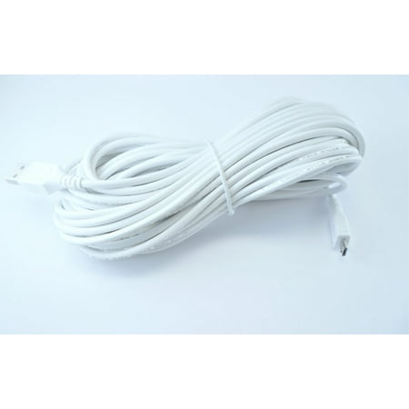 OMNIHIL (32FT) 2.0 High Speed USB Cable for Polaroid Snap Instant Digital Camera (POLSP01W) - WHITE
