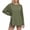Dark Green, variant on Bovxnpu Long Sleeve Shirts Oversized Summer T Shirts Workout Tops Plus Size Loose T Shirt with Side Slits Wear Summer Tops (Women's or Women's Plus)
