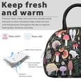 thumbnail image 3 of Mycologist's Lunch Bag - Spore Print Microscopic Pattern, Insulated Tote for Science Teachers, 3 of 4