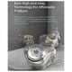 thumbnail image 3 of 2X Pro Auriculares Intrauditivos Hifi Auriculares Estéreo Bajos con Cable Desmontable Auriculares Deportivos con Cancelación de Ruido Sin Micrófono-e, 3 of 5